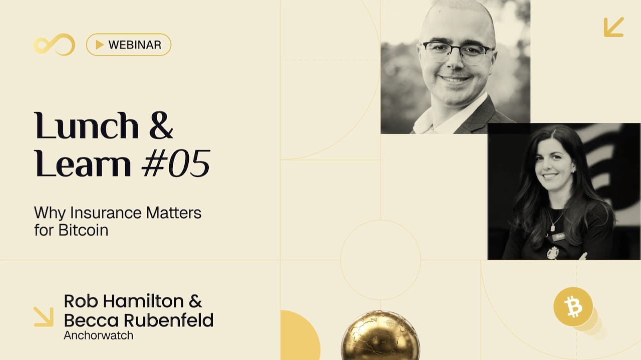 Why Insurance Matters For Bitcoin webinar thumbnail